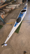 Load image into Gallery viewer, Tiderace Xceed X hardcore touring kayak white blue white
