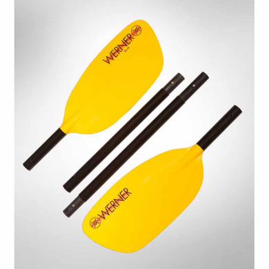 Werner Rio 4-Piece Straight Shaft Whitewater Kayak Paddle