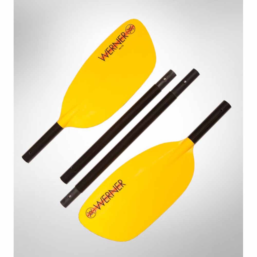 Werner Rio 4-Piece Straight Shaft Whitewater Kayak Paddle