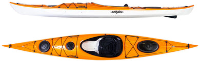 Eddyline Sitka 145 solo day touring kayak mango
