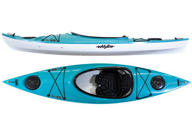 Eddyline Sky 100 solo recreational kayak teal