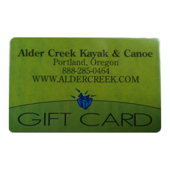 Alder Creek Kayak and Canoe Gift Card $50