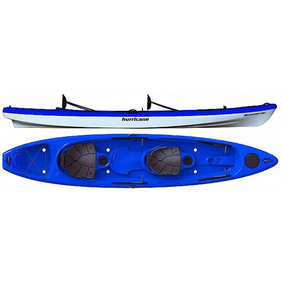 Hurricane Skimmer 140T blue tandem sit on top kayak near me