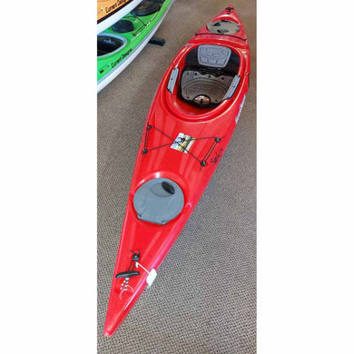 Current Designs Solara 120 roto in red is a perfect choice for novice kayakers.