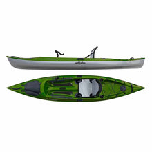Load image into Gallery viewer, Eddyline Caribbean 12FS sit on top fishing kayak seagrass silver
