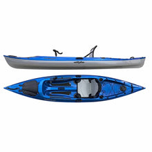 Load image into Gallery viewer, Eddyline Caribbean 12FS angler kayak blue silver
