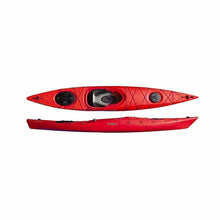 Load image into Gallery viewer, The Feelfree Aventura 140 V2 with Skeg Velocity Red best day touring kayak. Feelfree Aventura reviews.
