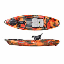 Load image into Gallery viewer, The Feelfree Lure 10 v2 fishing kayak in fire camo is an excellent fishing platform for Oregon
