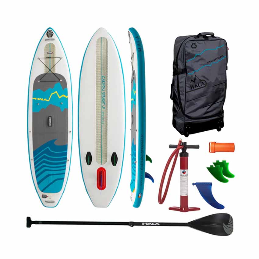 Hala Carbon Straight Up Inflatable SUP Kit (floor model