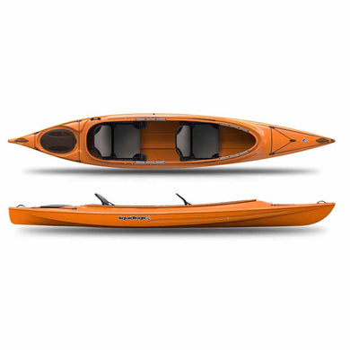 Liquid Logic Saluda 14.5 Tandem Recreational Kayak Orange