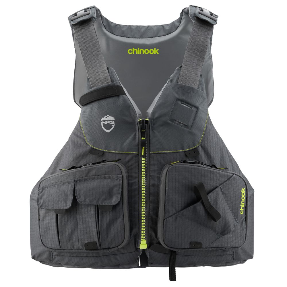 NRS Chinook Angler PFD Charcoal