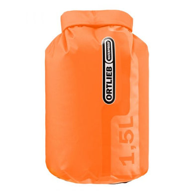 Ortlieb Dry-Bag PS10 1.5L Orange is perfect for dry storage of small items like socks, hats, gloves and personal electronics.