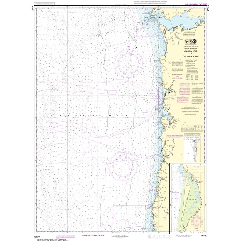 Yaquina Head NOAA Chart 18520