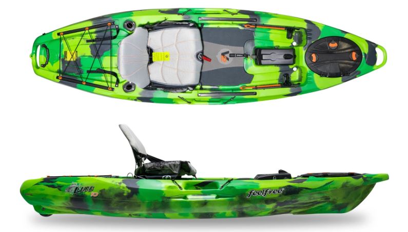 The Feelfree Lure 10 v2 in Green Flash is a comfortable, stable platform for your fishing needs